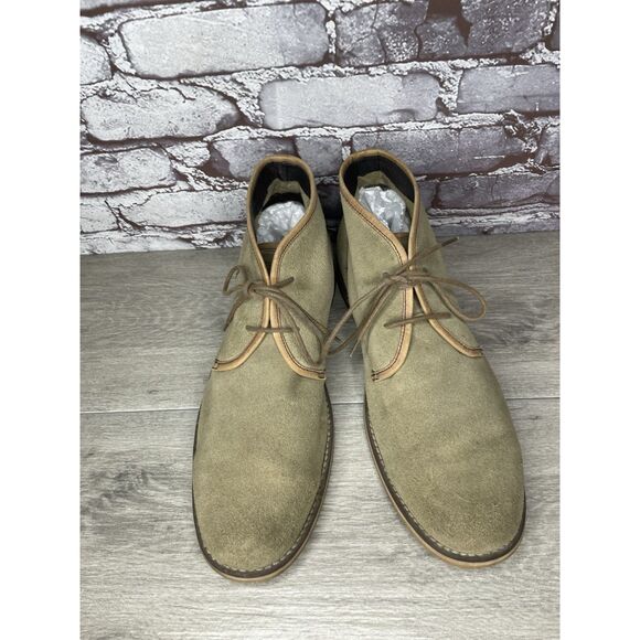 Wolverine 1883 Taupe Suede Leather Desert Lace Chukka Boots Men’s Sz 45EU/12M US - Picture 14 of 16